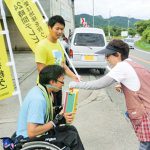 車イスで24時間マラソン