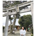 和歌山市の中浦康子さん  神社のアニメキャラとコラボ